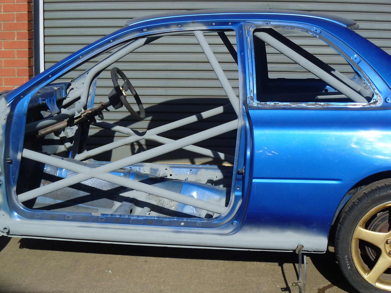 Custom Cages Subaru Impreza GC8 2 Door International Multipoint T45 Weld-in Roll Cage