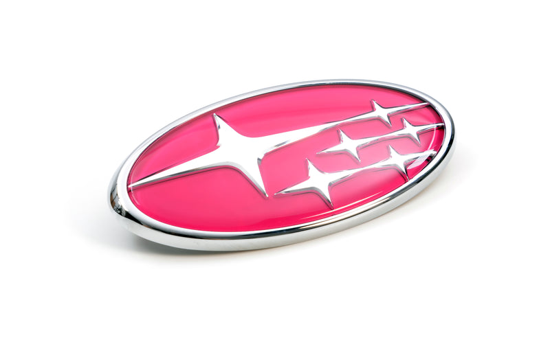 Subaru STI Pink Stars Rear / Trunk Badge Impreza 2008-2013 (Hatch Back)