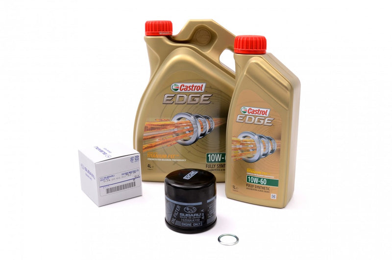 Castrol Edge Oil Service Pack - OEM Subaru Filter