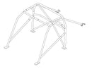 Custom Cages Subaru Impreza GRB Bolt-in Mulitpoint CDS Roll Cage