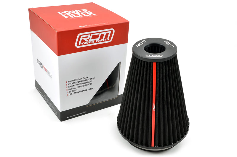 RCM High Performance Power Cone Filter for Twisted Turbo Installations