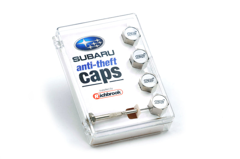 Subaru "STI" Anti Theft Valve Caps