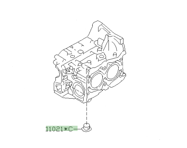 RCM Engine Block Case Blanking Plug kit (36mm)