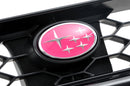 Subaru STI Pink Stars Front Grille Badge - GC8