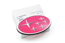 Subaru STI Pink Stars Front Grille Badge - GC8