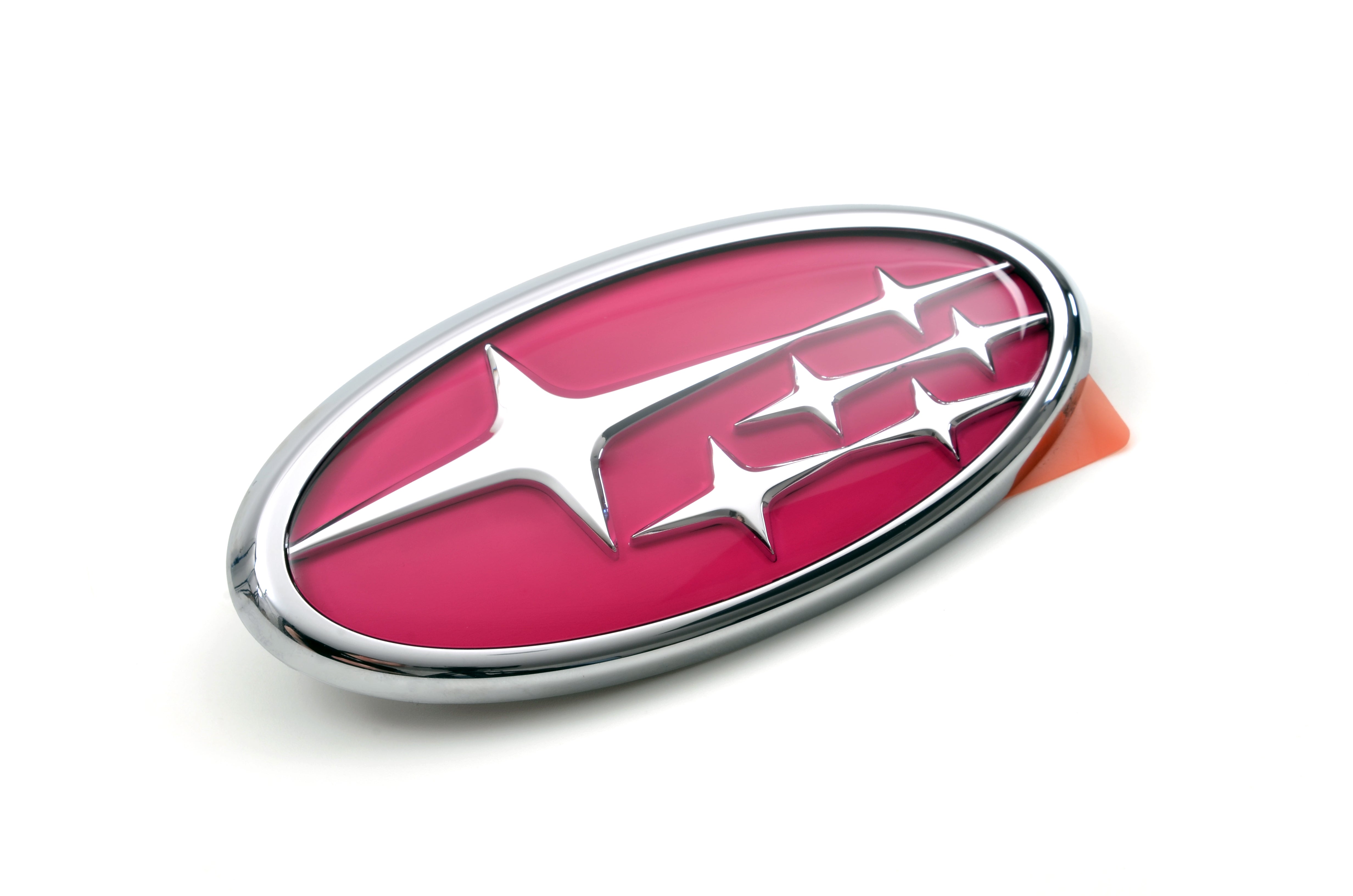 Subaru STI Pink Stars Front Grille Badge New Age Impreza 2006-2007