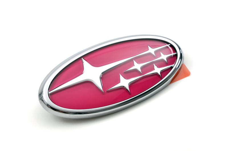 Subaru STI Pink Stars Front Grille Badge New Age Impreza 2006-2007