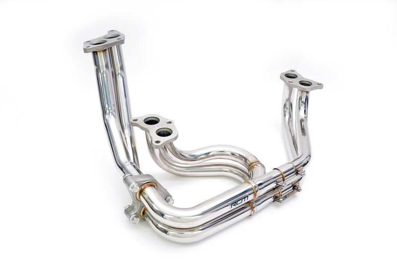 SR*S Universal T-304 Stainless Steel Muffler For Subaru WRX/STI/Impreza – Polished Finish